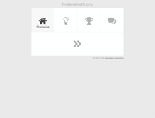Tablet Screenshot of lindenstruth.org